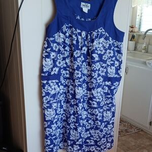 Anthony Richards Blue and White Floral Dress